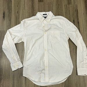 Slim Fit Untucked Oxford Shirt, Size M